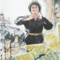 YANG Zhiguang, Nouvelle employée de la mine, Année 1972, Peinture traditionnelle chinoise sur papier 杨之光 矿山新兵 1972年 中国画 纸本
